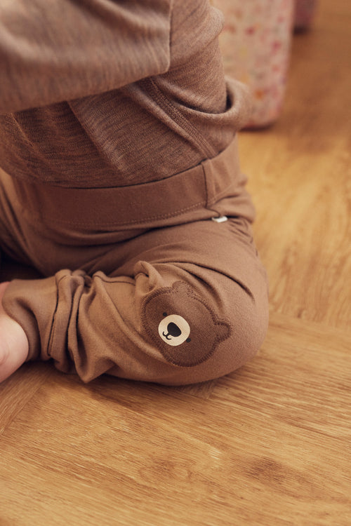 Tiny One Baby Leggings med teddy knæ Leggings