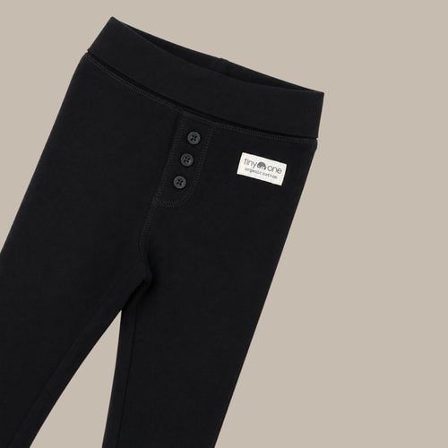 Tiny One Baby Pants 2-pack Pants 1750 L. Grey Melange / Black