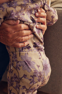 Tiny One Baby leggings i pointelle og blomster print Leggings 360 String AOP
