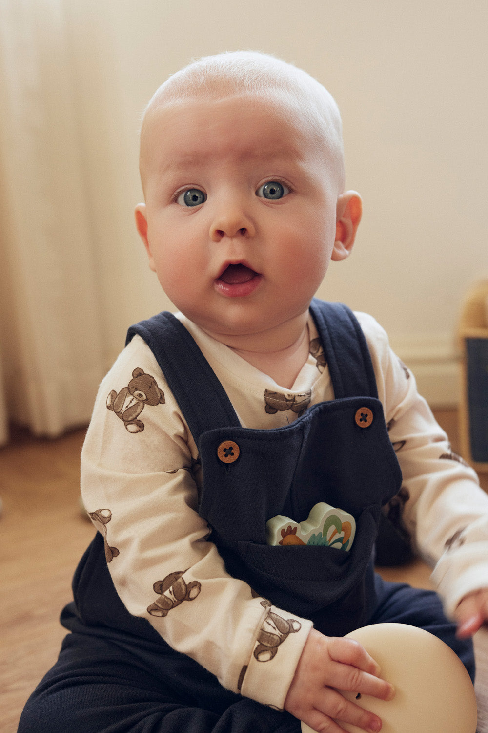 Tiny One Baby overall Pants 550 India Ink