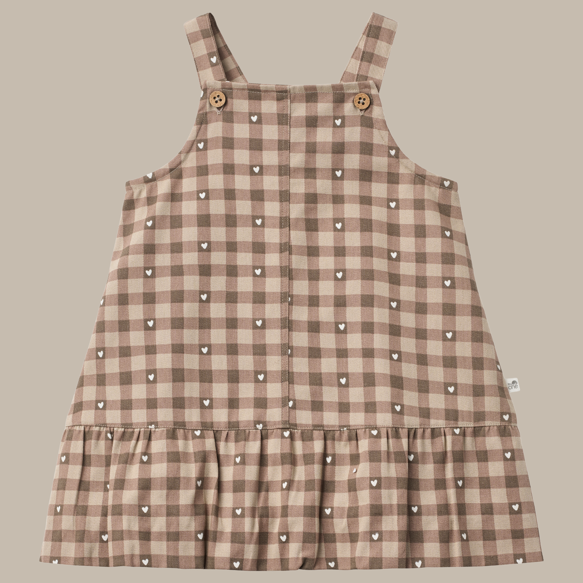 Tiny One Baby spencer kjole i tern Dress 345 White Sand Check