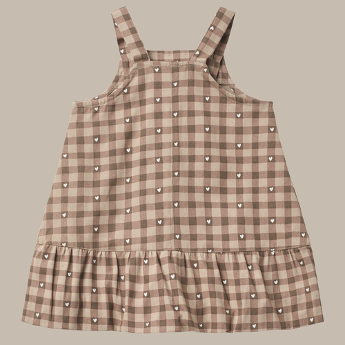 Tiny One Baby spencer kjole i tern Dress 345 White Sand Check