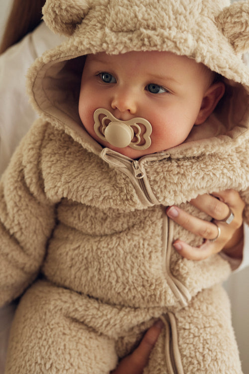 Tiny One Baby teddy jumpsuit Jumpsuit 329 Cement
