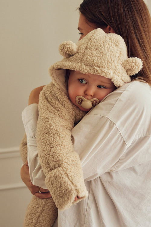 Tiny One Baby teddy jumpsuit Jumpsuit 329 Cement