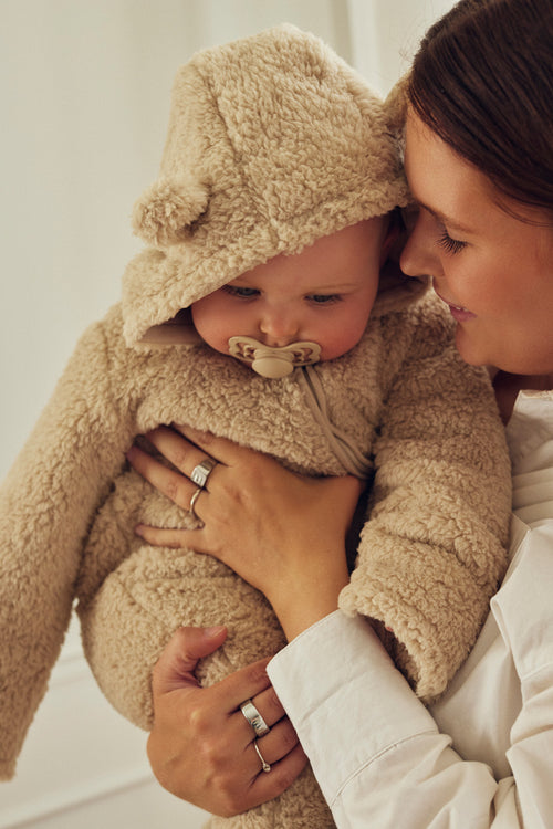 Tiny One Baby teddy jumpsuit Jumpsuit 329 Cement