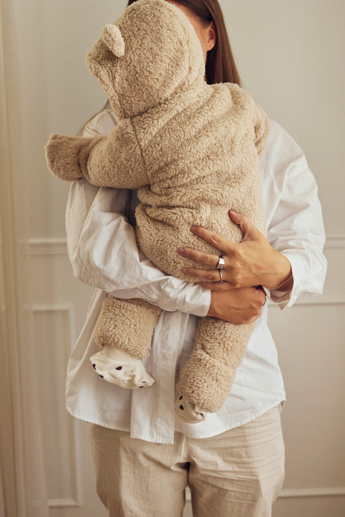 Tiny One Baby teddy jumpsuit Jumpsuit 329 Cement