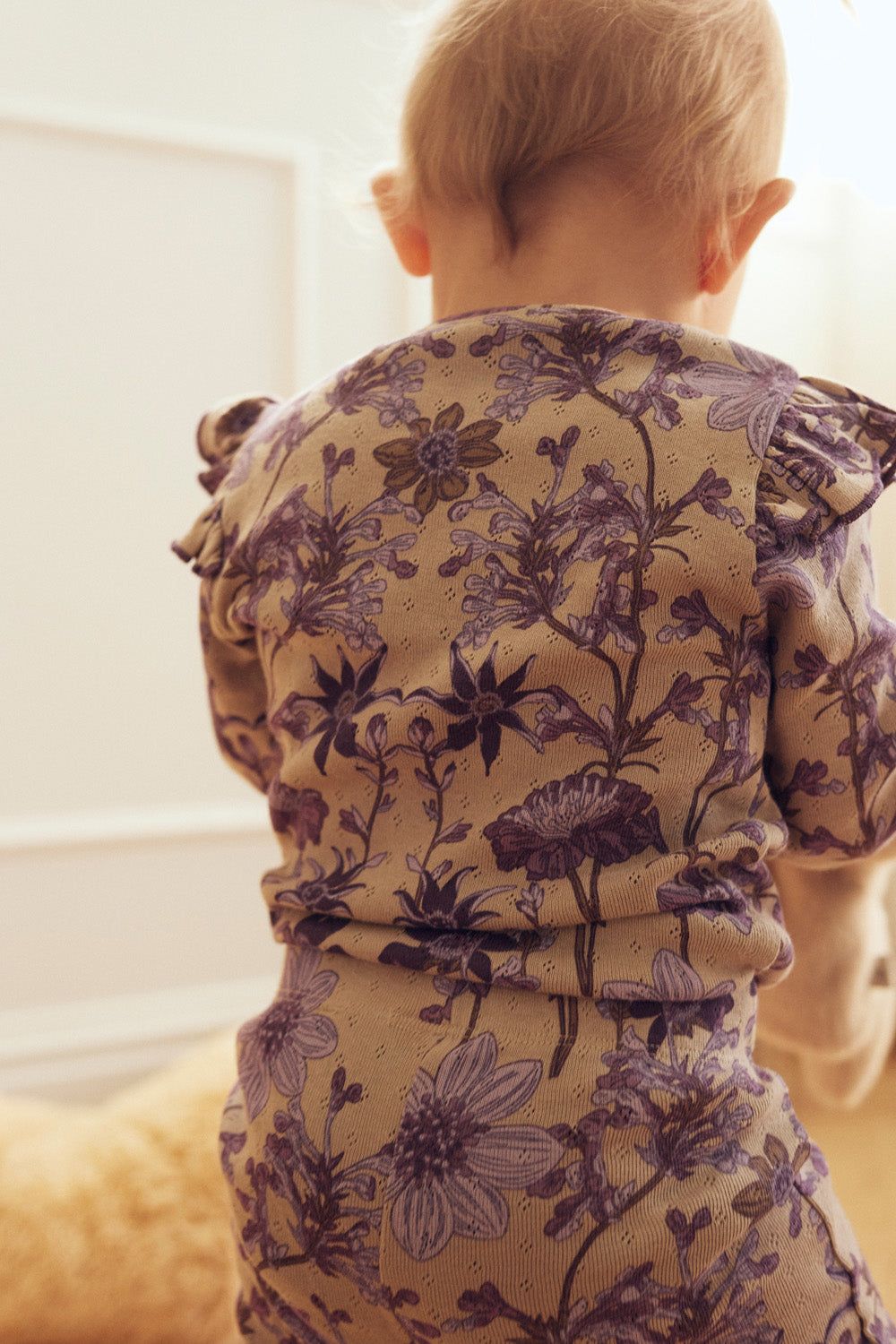 Tiny One Body med lange ærmer og blomster print Body LS 360 String AOP