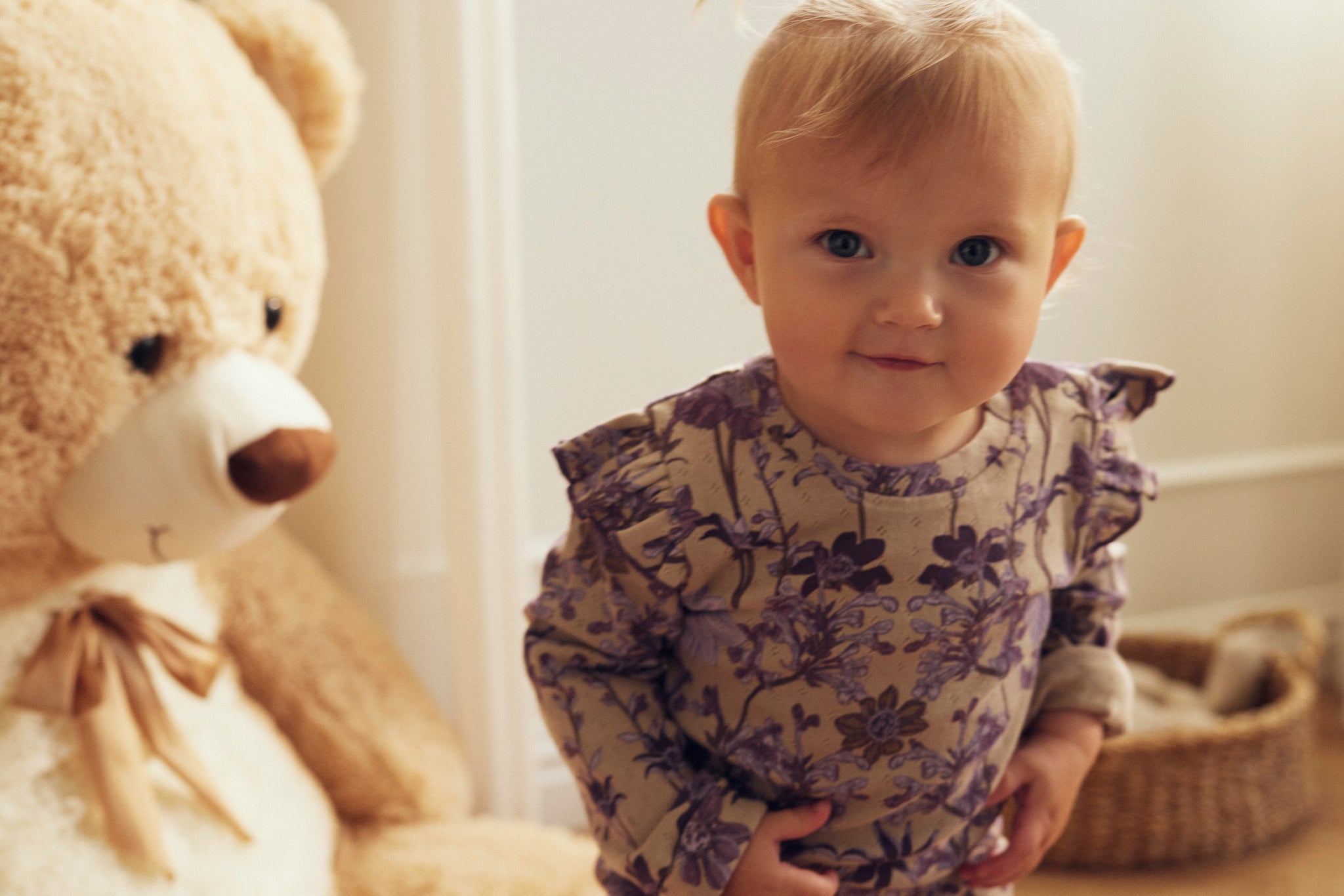 Tiny One Body med lange ærmer og blomster print Body LS