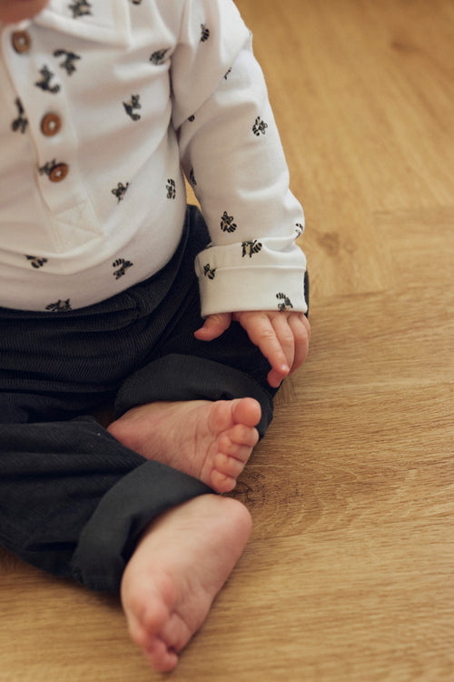 Tiny One Body med lange ærmer og krave Body LS