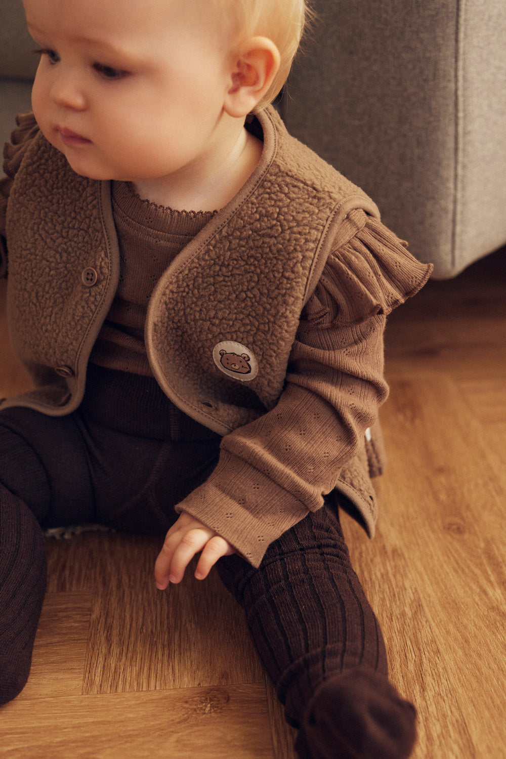 Tiny One Body med lange ærmer og skulderflæser Body LS