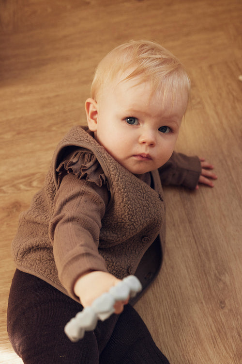 Tiny One Body med lange ærmer og skulderflæser Body LS