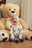Tiny One Body med lange ærmer og teddy print Body LS 346 White Sand AOP