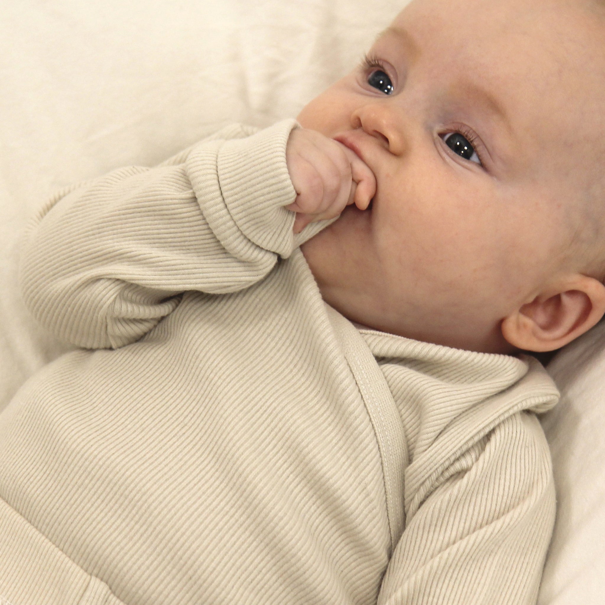 Tiny One GOTS Baby Body Wrap L/S Body LS 312 Moonbeam
