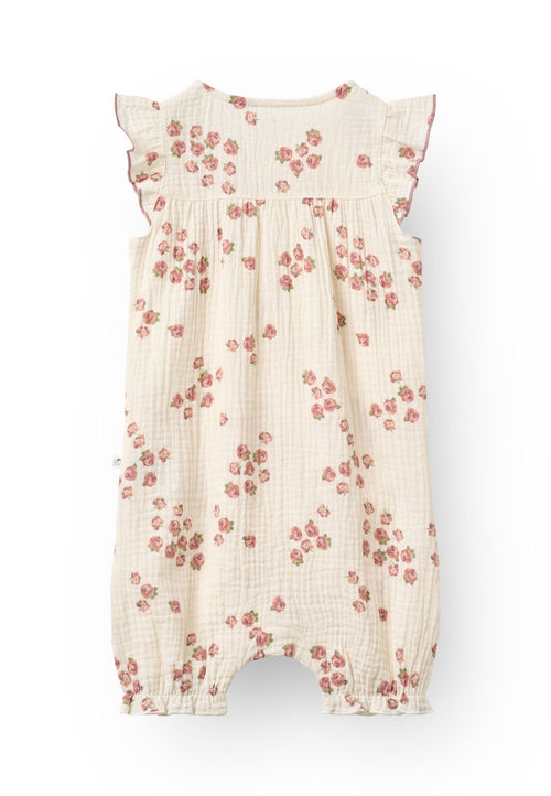 Tiny One GOTS Tiny One Baby Beachsuit, Muslin Beachsuit 317 GARDENIA AOP