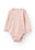 Tiny One Tiny Flower Rib Body Body LS 463 VEILED PINK AOP