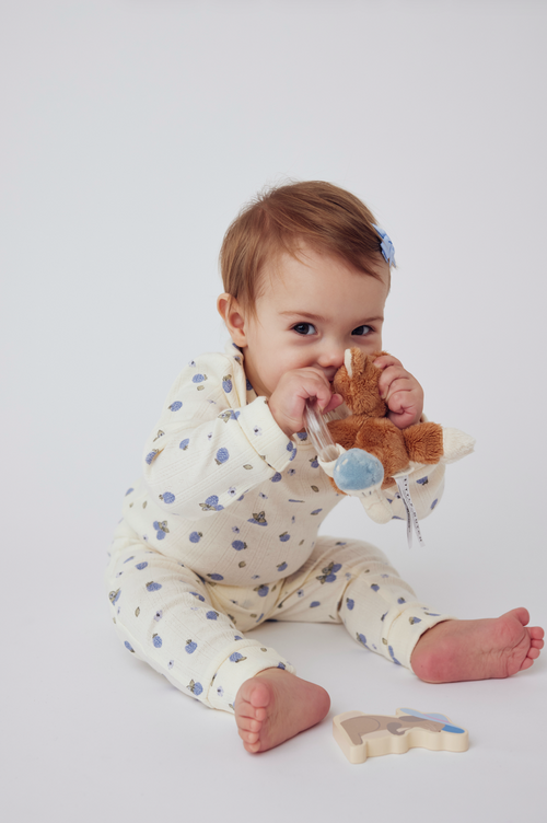 Tiny One GOTS Tiny One Baby Leggings Leggings 317 GARDENIA AOP