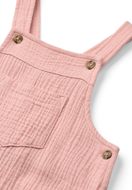 Tiny One GOTS Tiny One Baby Overall Jumpsuit 434 Pale mauve