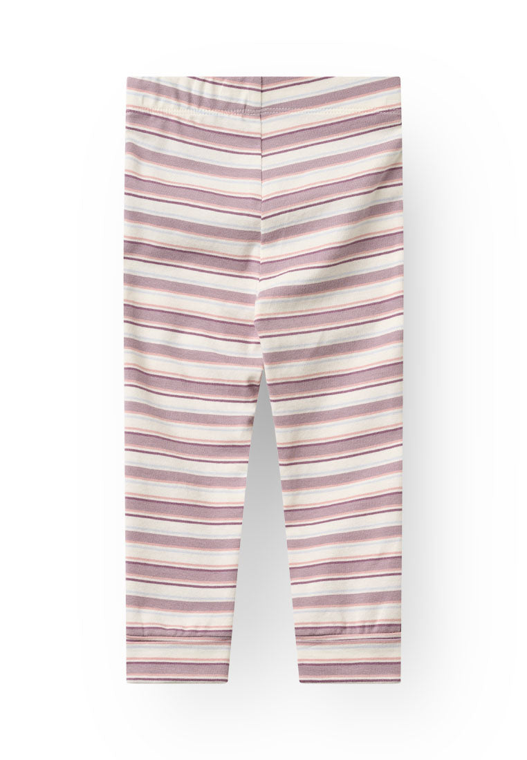 Tiny One Flower Stripe Pants Pants 319 GARDENIA W. STRIPES