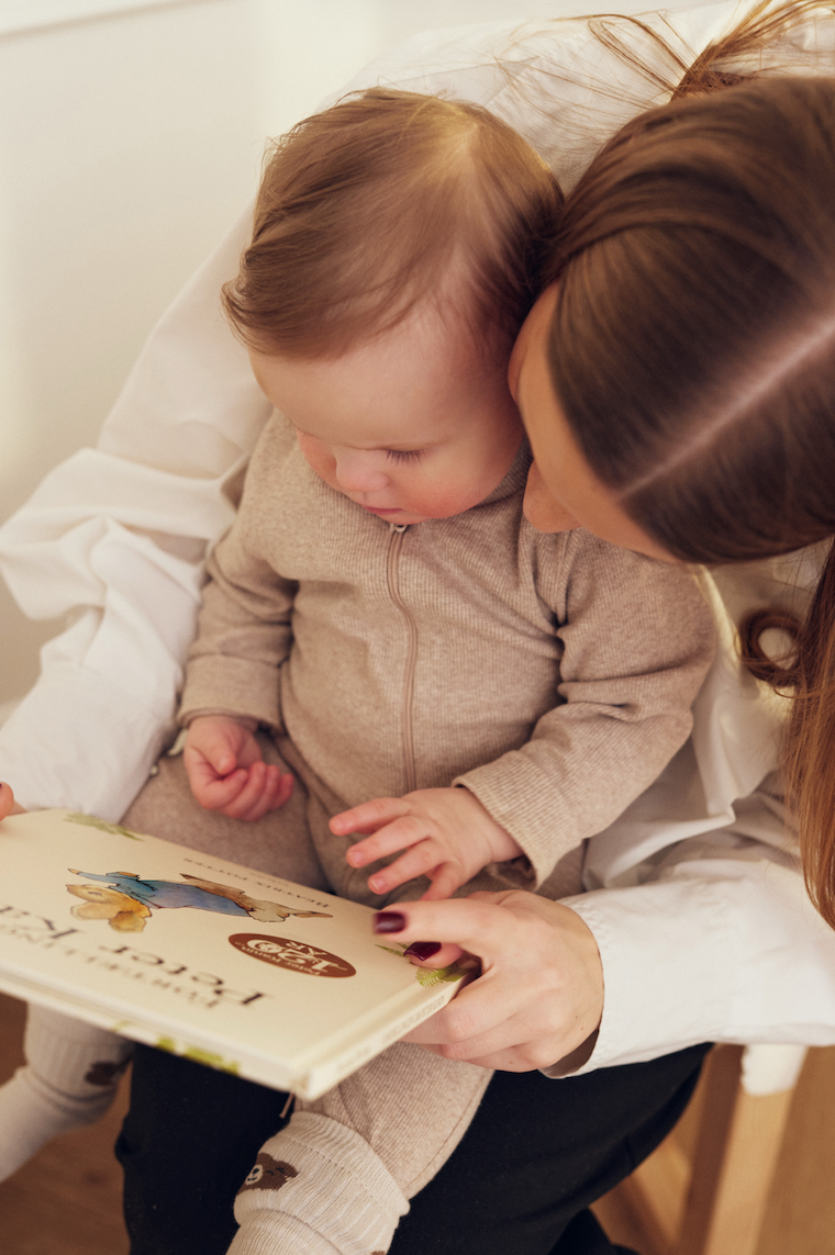 Tiny One GOTS Tiny One Baby Pyjamas Suit Jumpsuit 740 Light Beige Melange