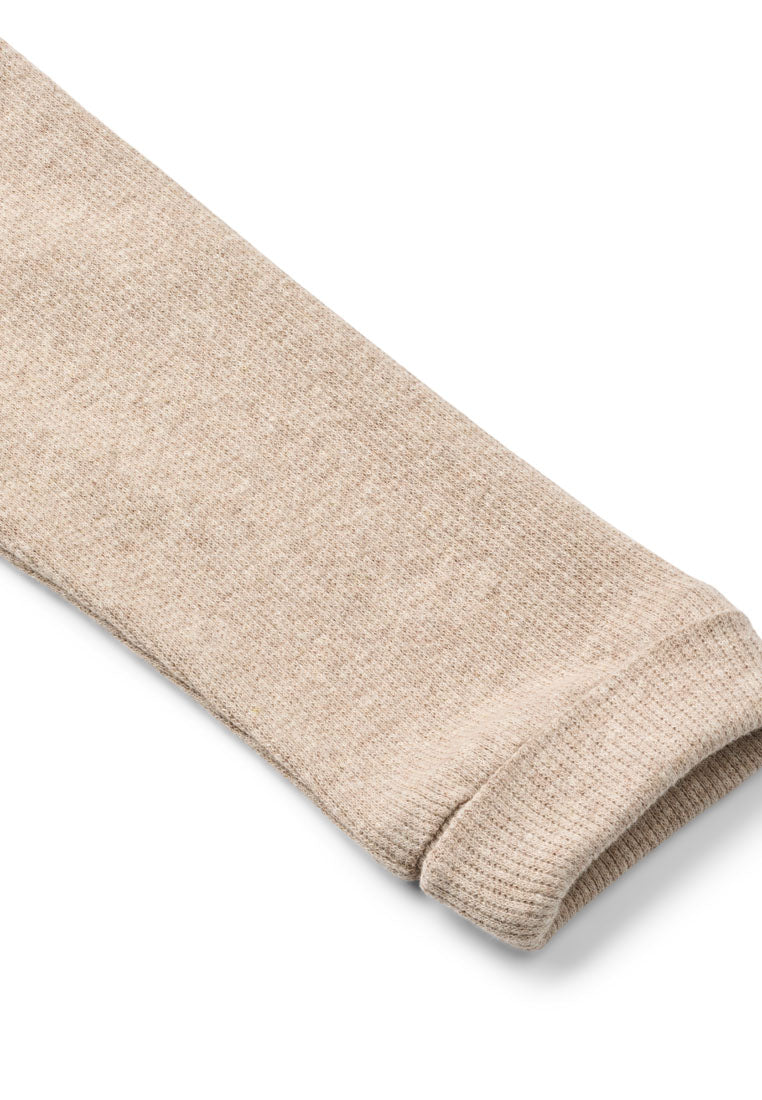 Tiny One GOTS Tiny One Baby Pyjamas Suit Jumpsuit 740 Light Beige Melange