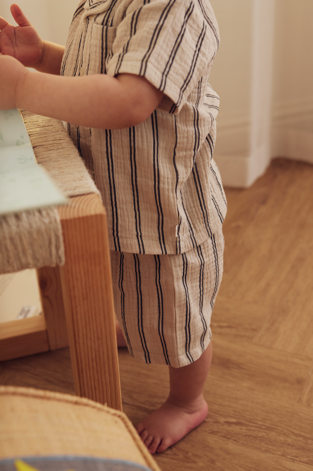 Tiny One GOTS Tiny One Baby Set 2-pack Multipack 325 PUMICE STONE W. MAGNET STRIPE