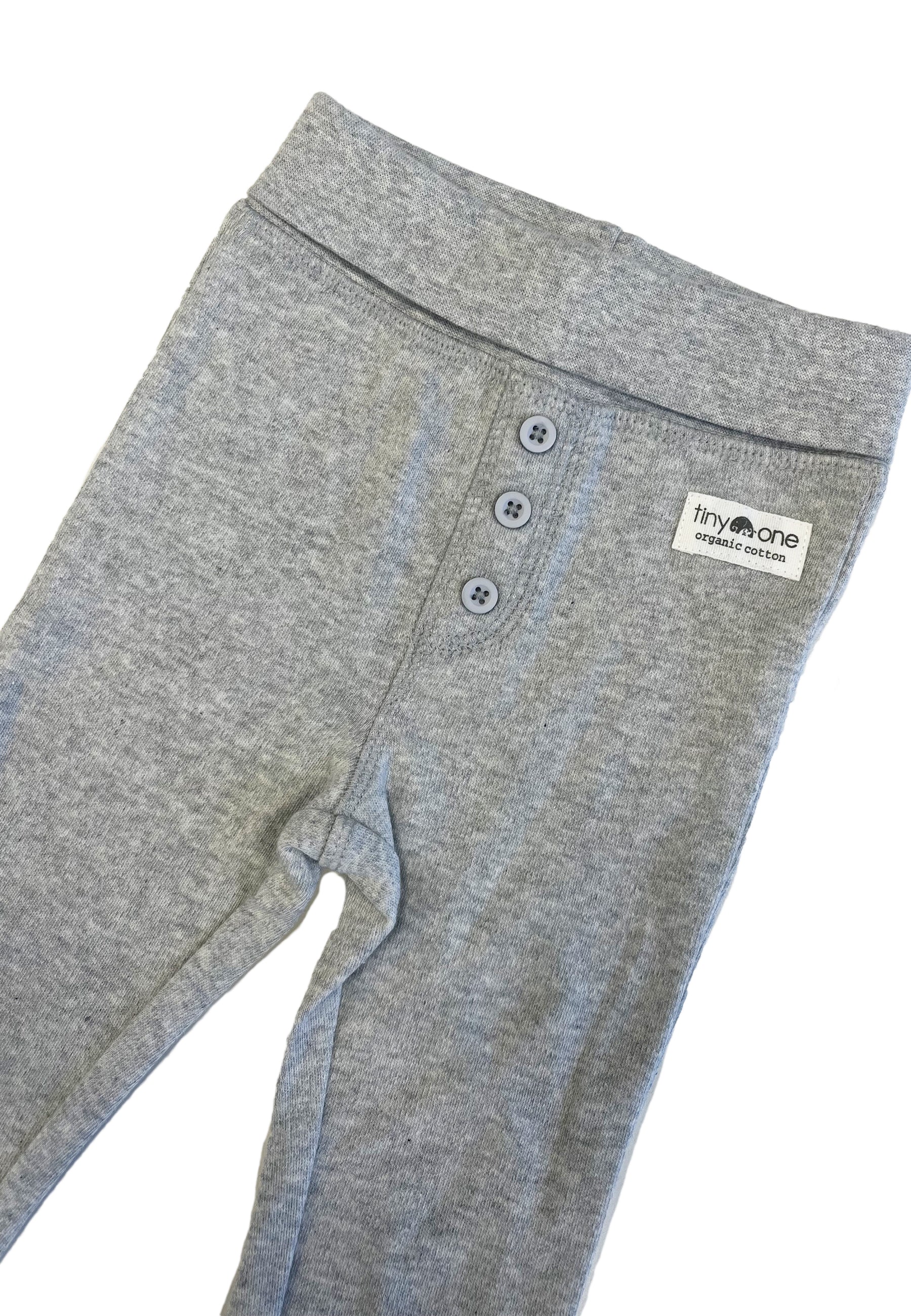 Tiny One Pants Pants 1750 L. Grey Melange / Black