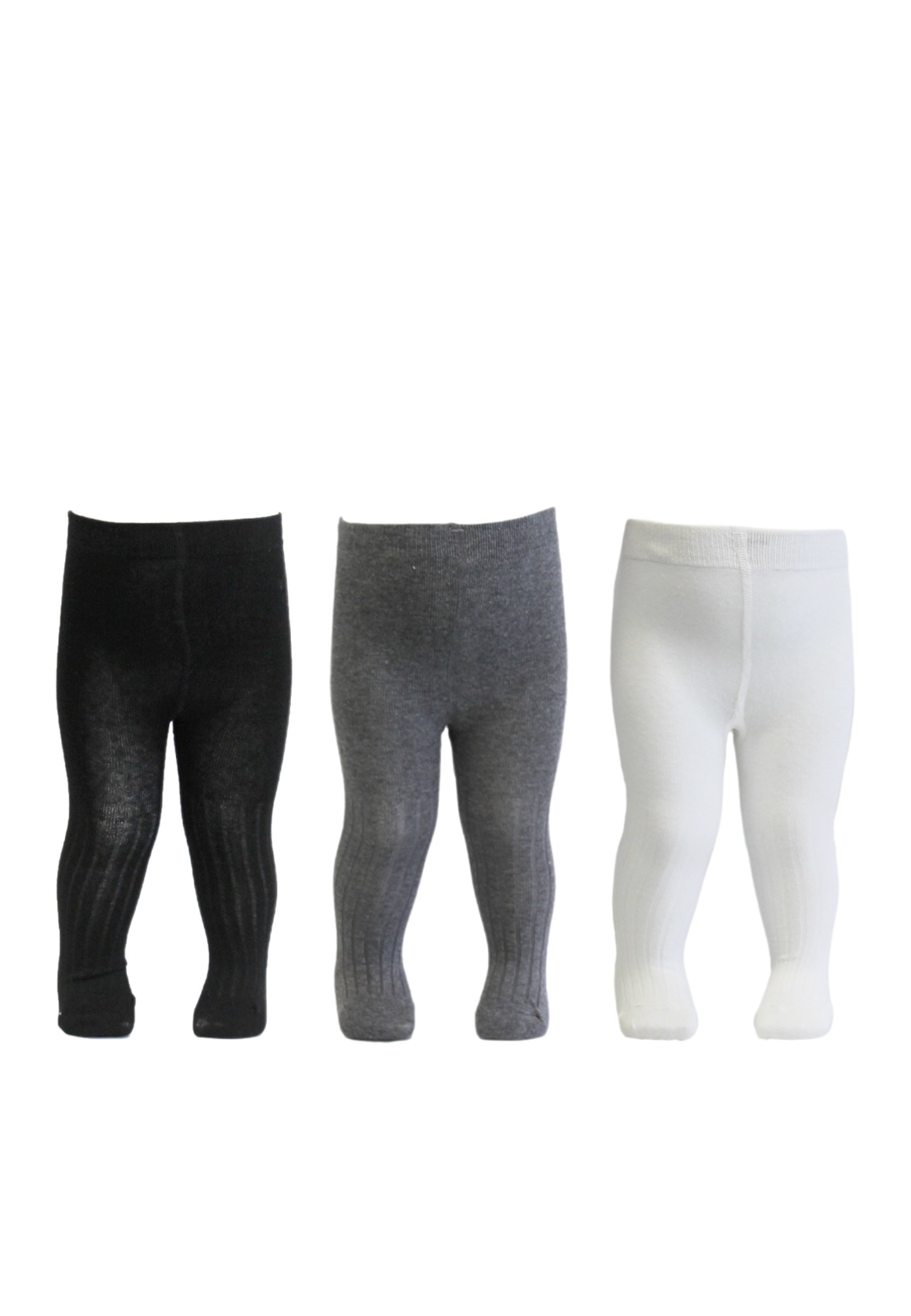 Tiny One Tiny Jupiter Tights 3-pack Tights 1210 Off White/Grey Melange/Black
