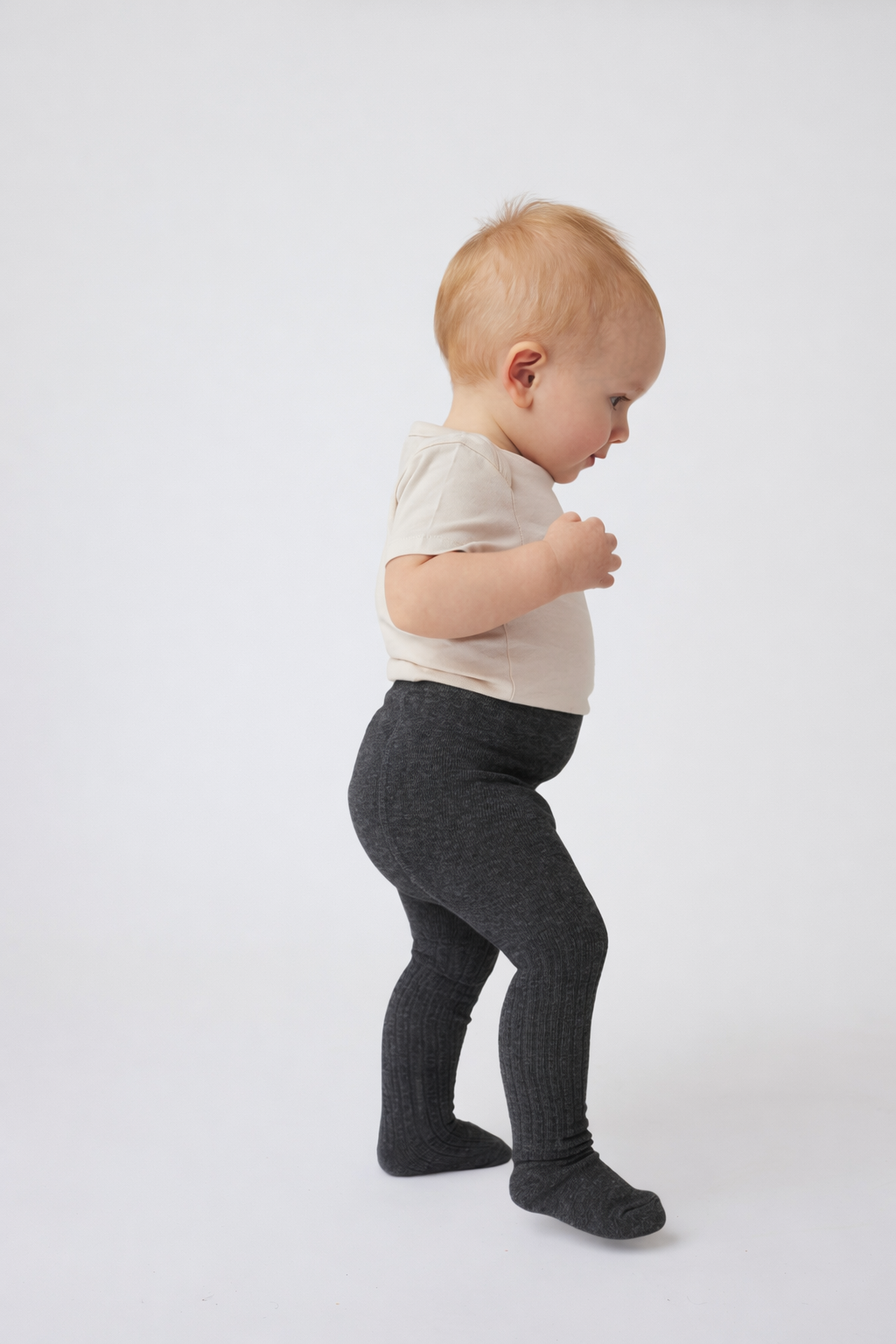 Tiny One TINY-JUPITER TIGHTS 3-pack Tights 1210 Off White/Grey Melange/Black