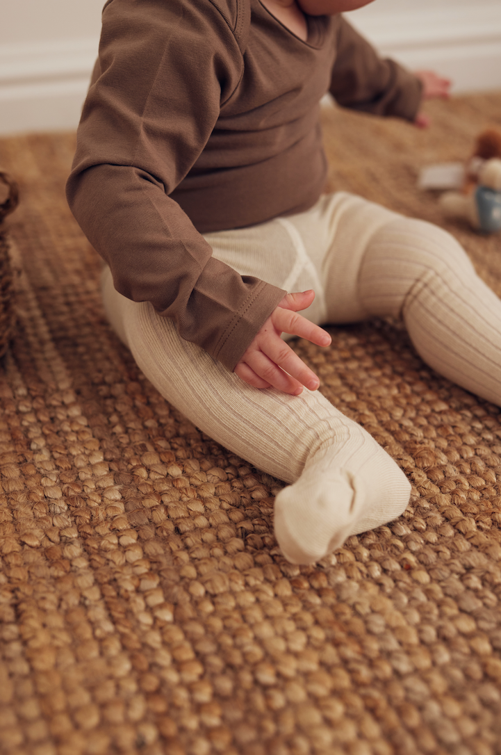 Tiny One Tiny Jupiter Tights 3-pack Tights 1740 Light Grey Melange / Birch / Peachskin