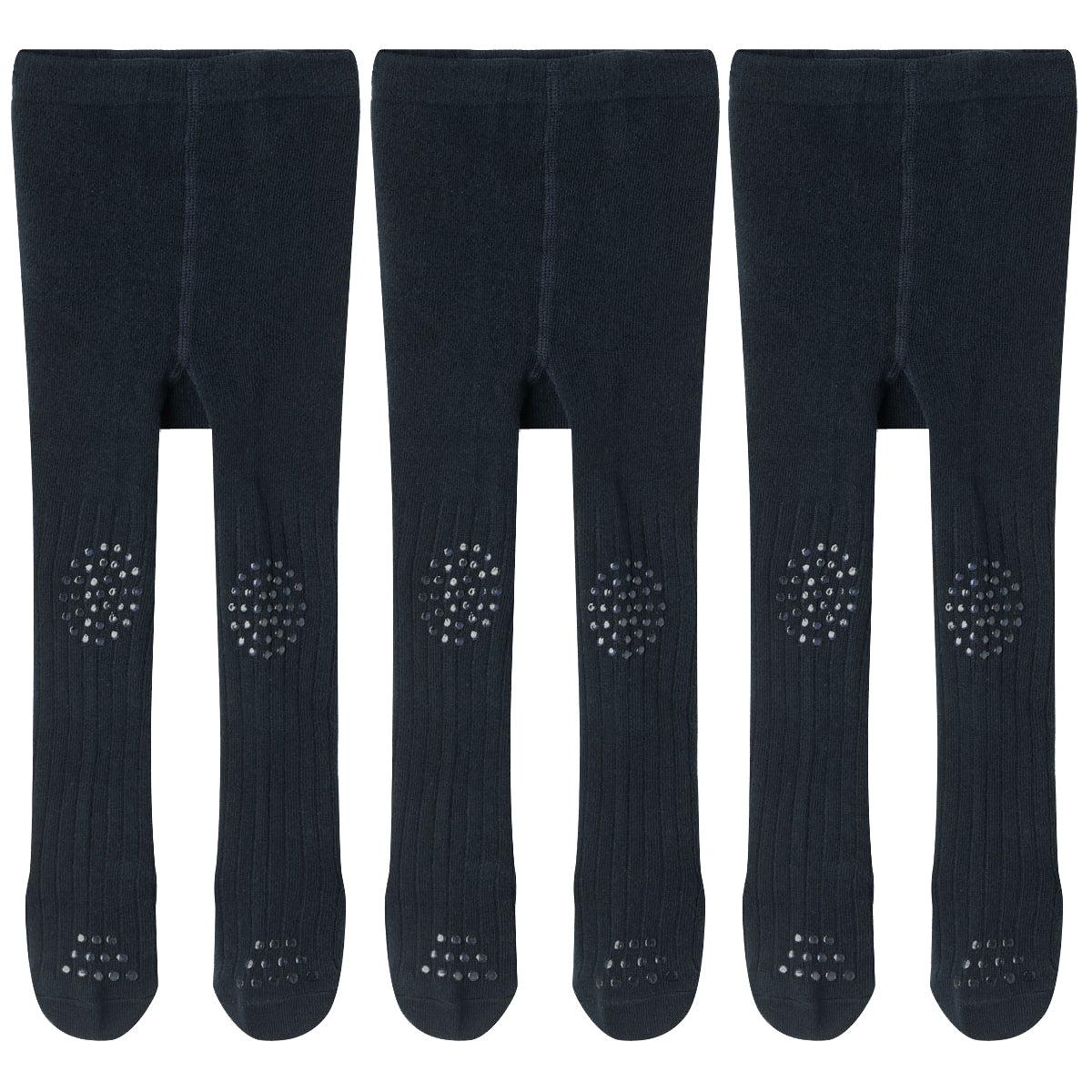 Tiny One Tights, Anti Slip 3-Pack Tights 501 Outer space