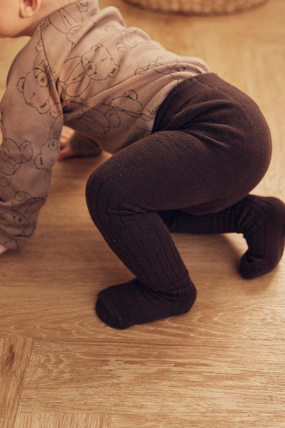 Tiny One Tiny Jupiter Tights 3-pack Tights 1250 Moonbeam/leafless tree/Coffee bean