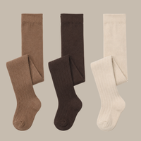 Tiny One Tiny Jupiter Tights 3-pack Tights 1250 Moonbeam/leafless tree/Coffee bean