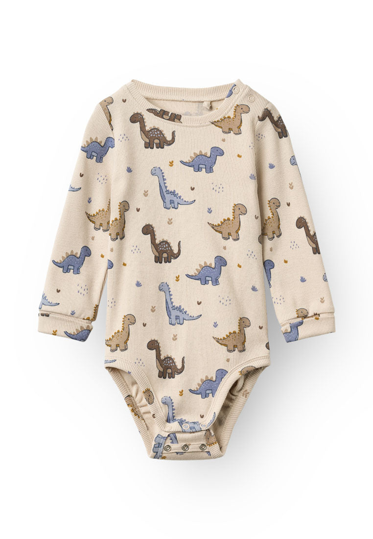 Tiny One Tiny One Baby Body LS Body LS 323 PUMICE STONE AOP