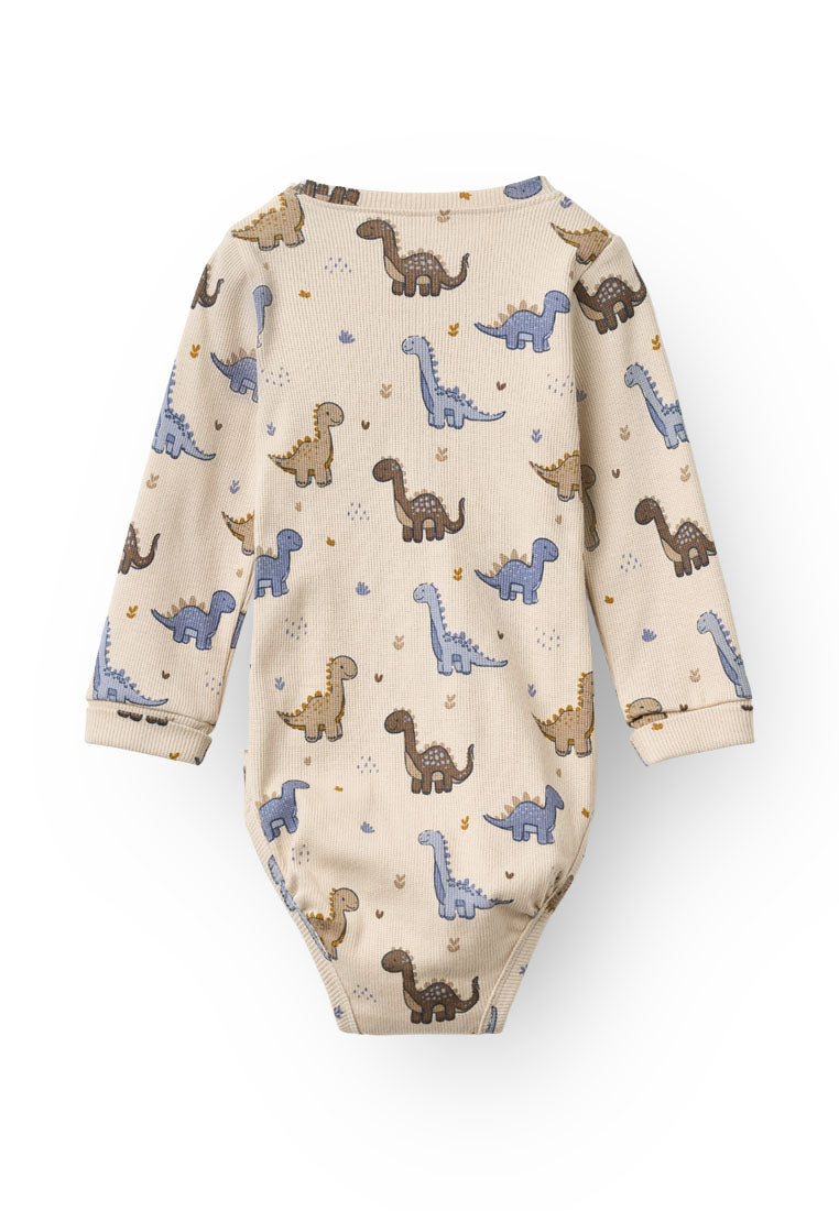 Tiny One Tiny One Baby Body LS Body LS 323 PUMICE STONE AOP