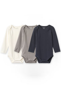 Tiny One Baby Langærmet Basic Body Body LS 1920 Off W./Frost G./Night Sky