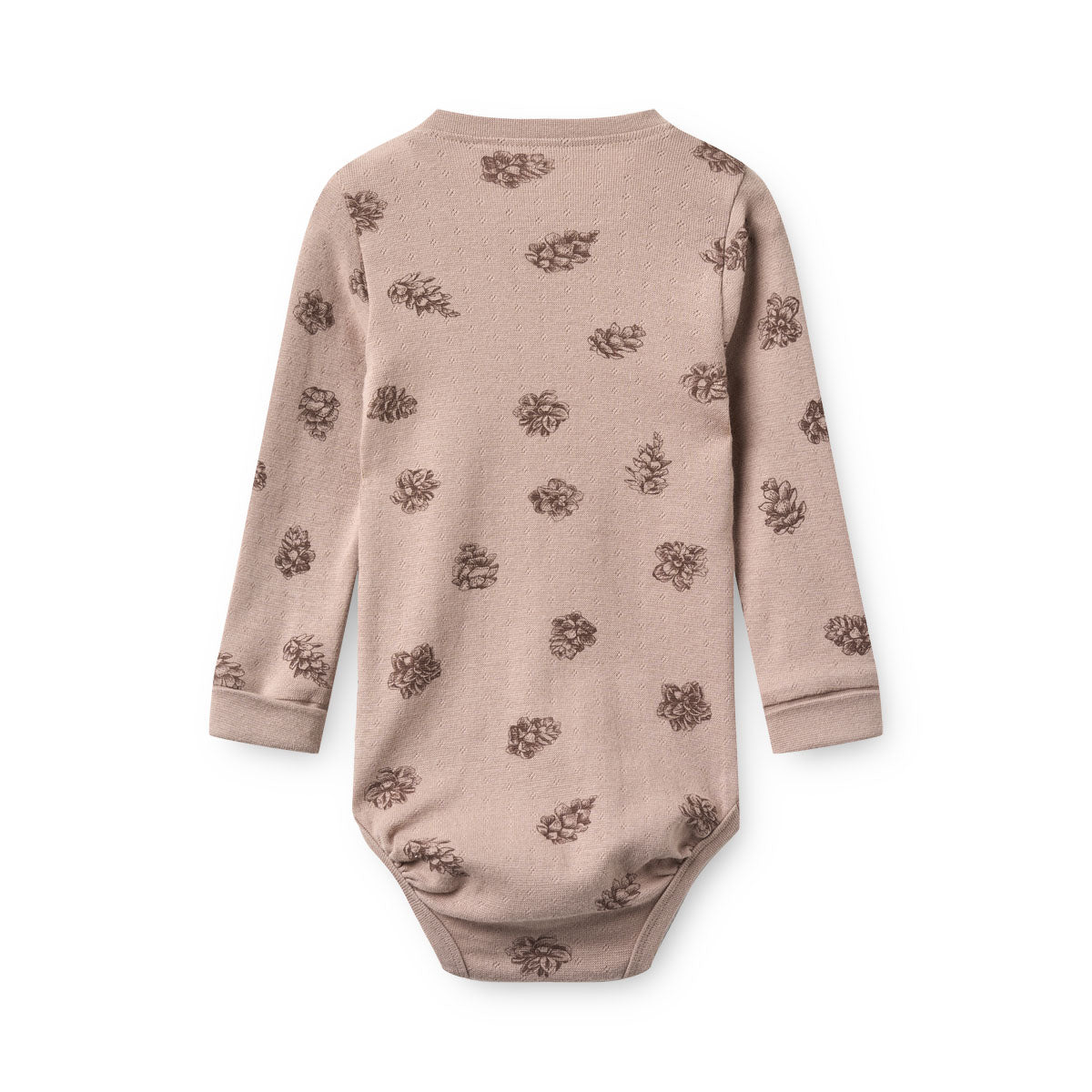 Tiny One Tiny One Baby Body L/S, Pointelle Body LS