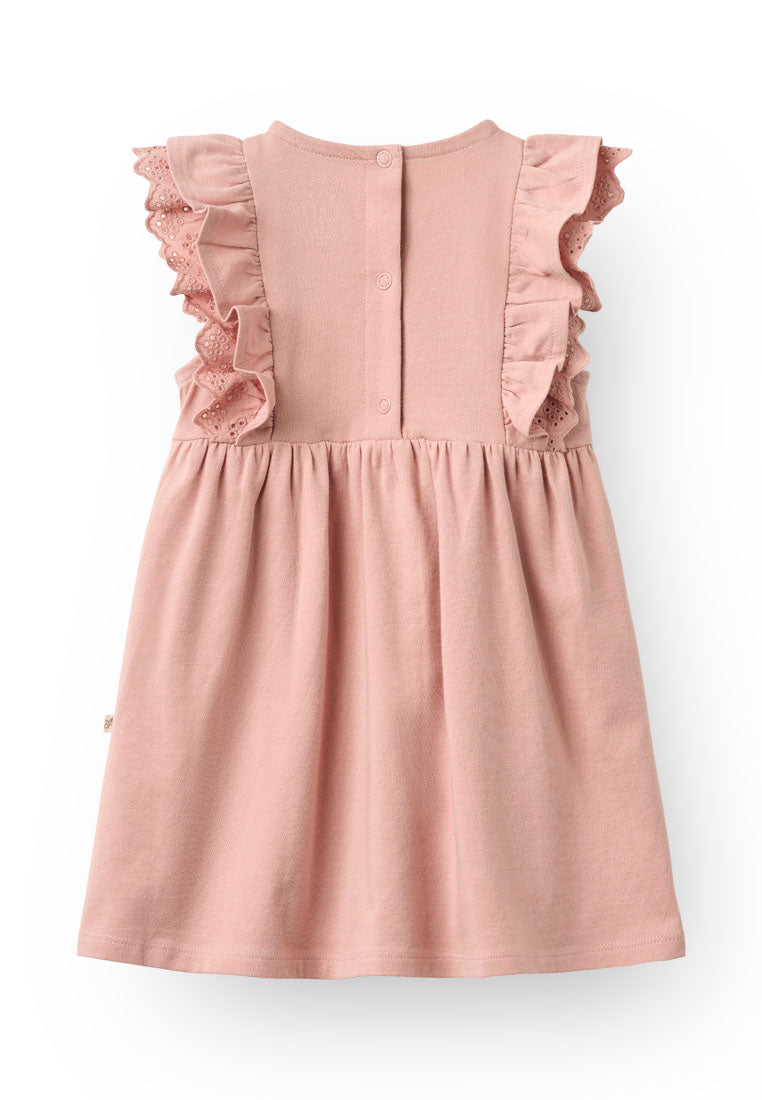 Tiny One Tiny One Baby Dress Dress 434 Pale mauve