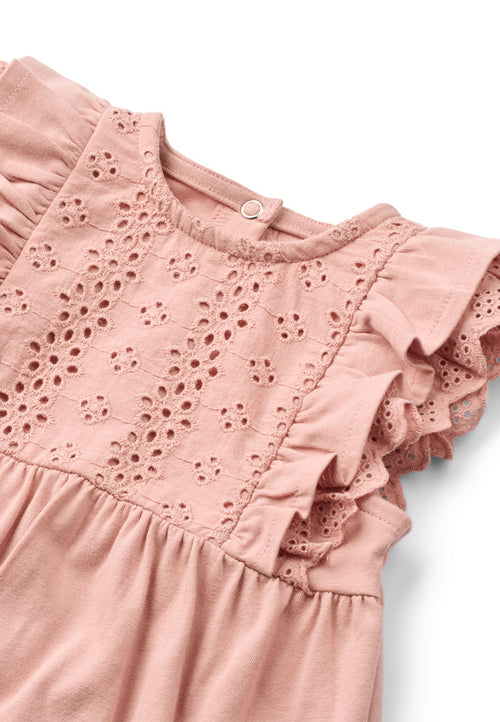 Tiny One Tiny One Baby Dress Dress 434 Pale mauve