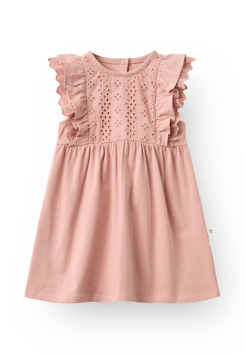 Tiny One Tiny One Baby Dress Dress 434 Pale mauve