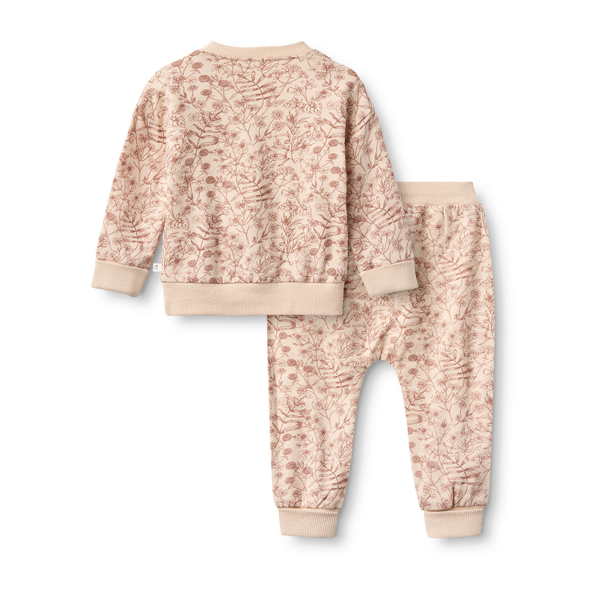 Tiny One Tiny One Baby Girls Sweat Set 2-pcs Multipack