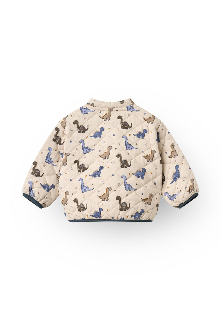 Tiny One Tiny One Baby Sweat L/S, Quilted Sweatshirt L/S 323 PUMICE STONE AOP