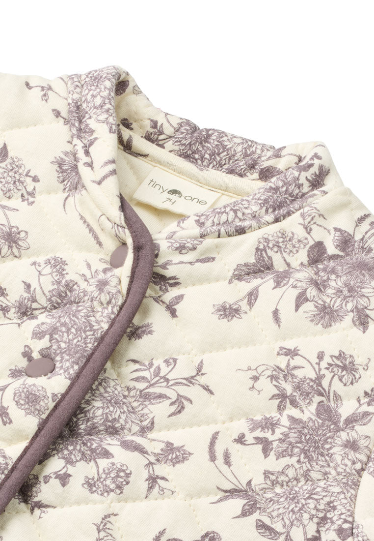 Tiny One Flowerlight Quilted Sweatshirt L/S 318 GARDENIA W. NIRVANA