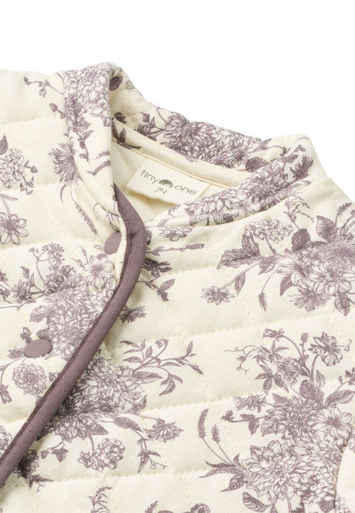 Tiny One Flowerlight Quilted Sweatshirt L/S 318 GARDENIA W. NIRVANA