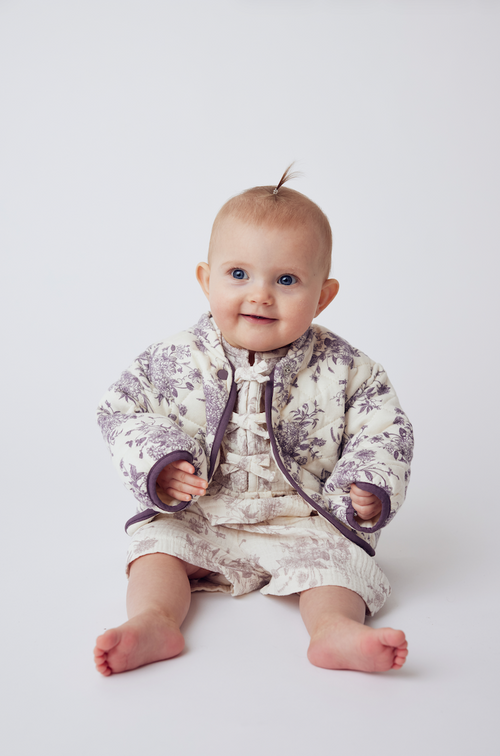 Tiny One Flowerlight Quilted Sweatshirt L/S 318 GARDENIA W. NIRVANA