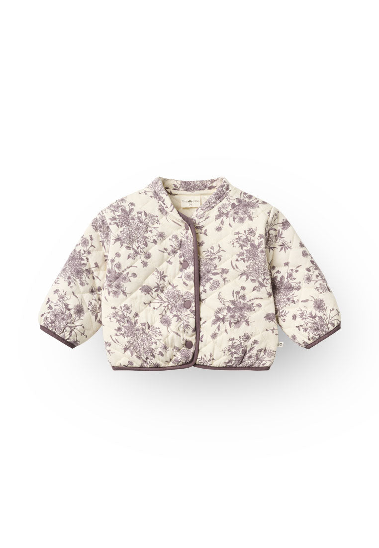 Tiny One Flowerlight Quilted Sweatshirt L/S 318 GARDENIA W. NIRVANA