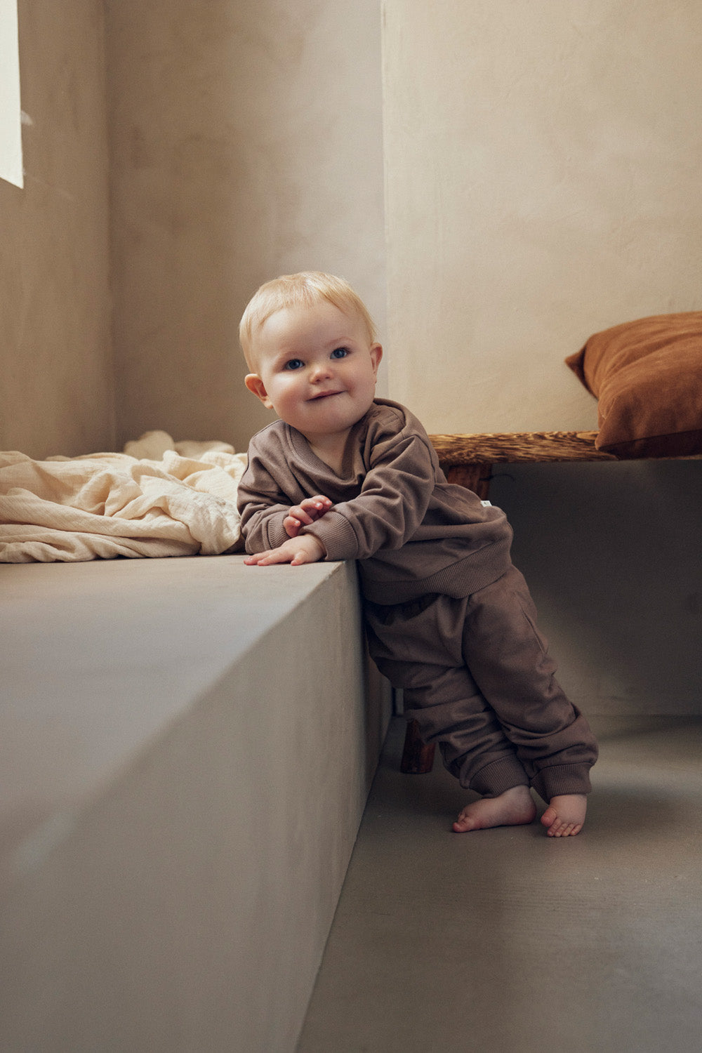 Tiny One Tiny One Organic sweatpants 2-pack Pants 303 LGM/Brown