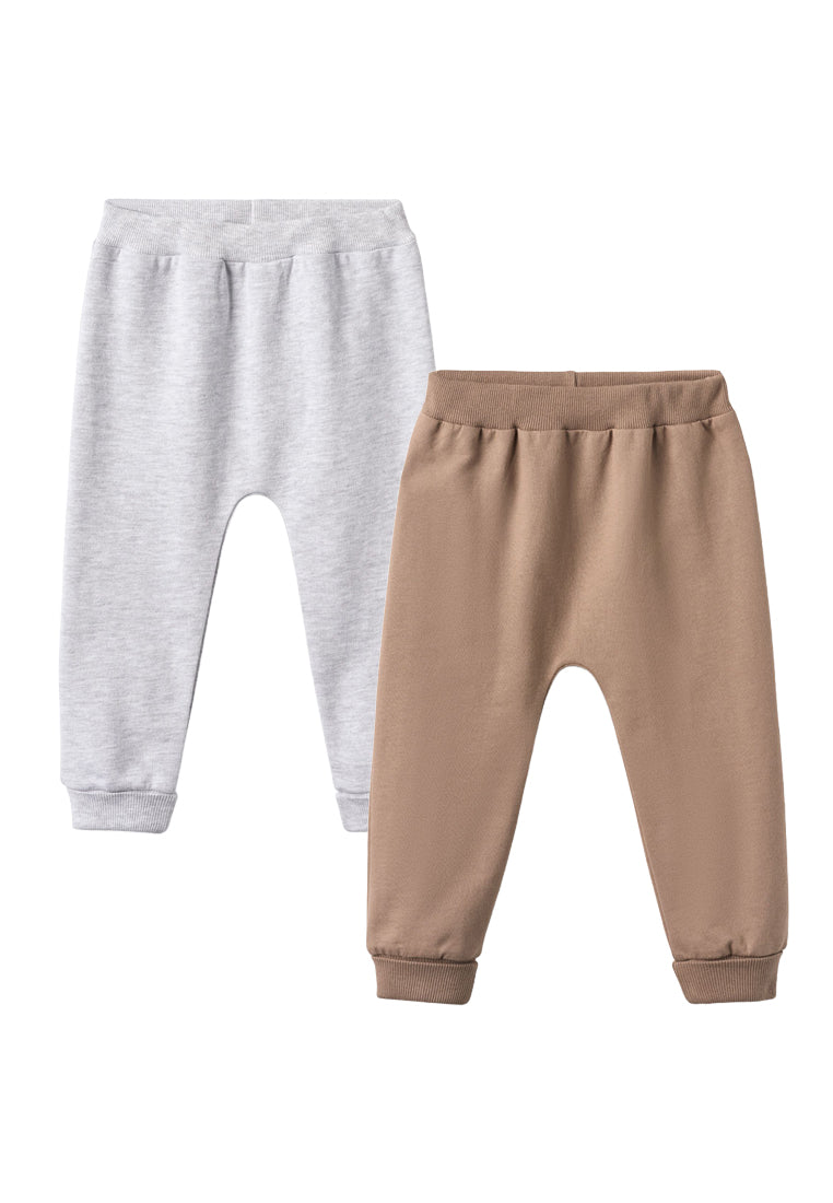 Tiny One Tiny One Organic sweatpants 2-pack Pants 303 LGM/Brown