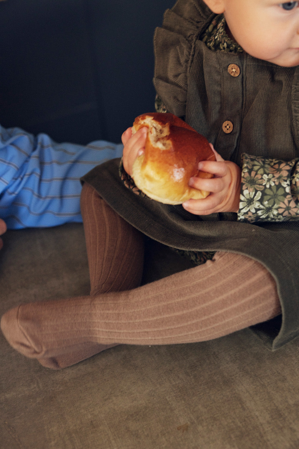 Tiny One Tiny One baby tights 6-pack Tights 1250 Moonbeam/leafless tree/Coffee bean